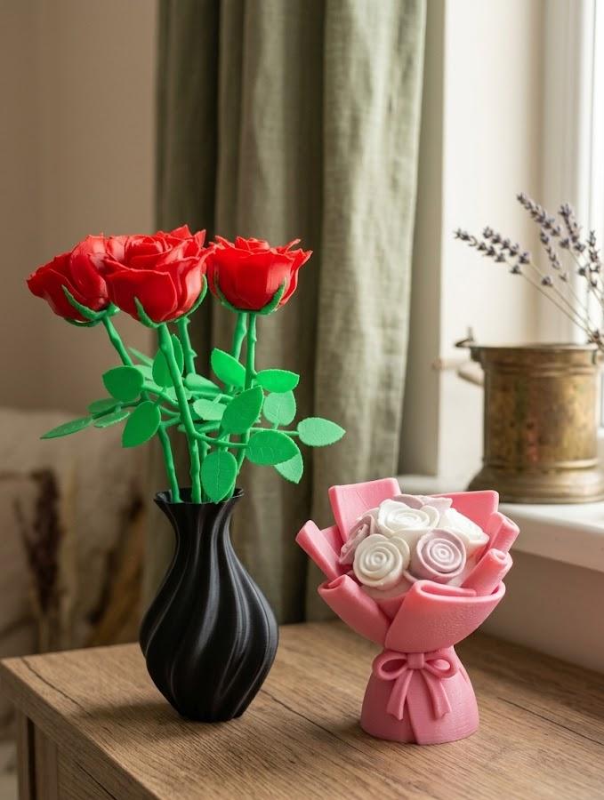 Fleur Décorative 3D