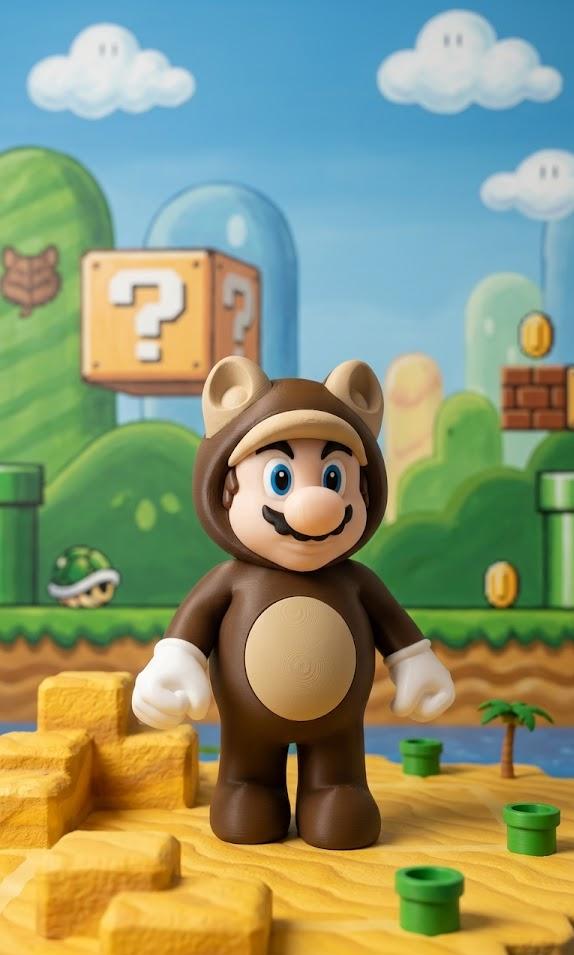 Figurine Mario Tanooki